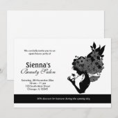 Grand Opening Salon (zwart) Kaart (Voorkant / Achterkant)