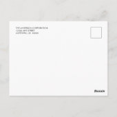 Grand Opening Update geannuleerd Gold Glitter Briefkaart (Achterkant)