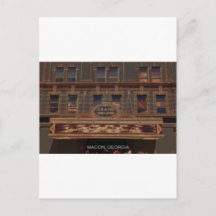 GRAND OPERA HOUSE - MACON, GEORGIA BRIEFKAART