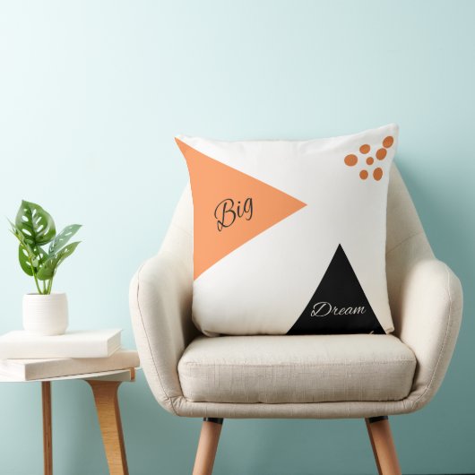 GRAND Oreiller à lancer RÊVE (Chaise)