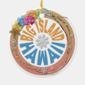 Grand ornement de ketmie de vacances d'Hawaï d'île (Dos)