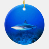 Grand ornement de Noël de requin blanc (Dos)