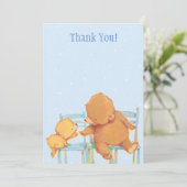 Grand ours Brown et Merci jaune d'ours (Debout devant)