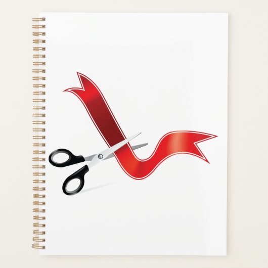 Grand Ouverture Célébration Ciseaux Couper le ruba (Devant)