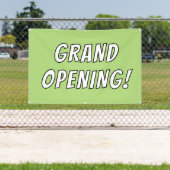 Grand Ouverture Verte ! Banderole (Insitu)