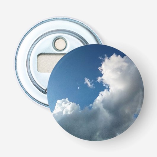 Grand ouvre-bouteille en nuage incurvé (Devant)