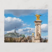 Grand Palais en Pont Alexandre III - Parijs Briefkaart (Voorkant)