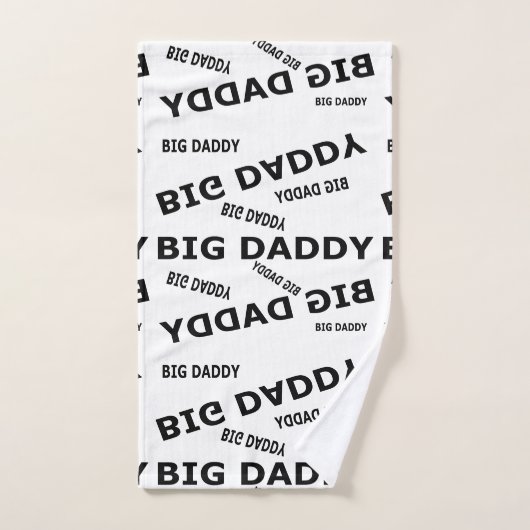 Grand papa ! (Serviette à main)