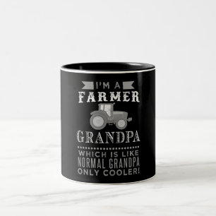 Grand-papa d'agriculteur, tasse fraîche de