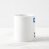 Grand papa de tasse blanche classique sur la (Centre)