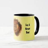 Grand papa Lion Combo Mug (Devant droit)
