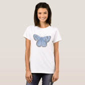 Grand Papillon Bleu Petit ami T-shirt (Devant entier)