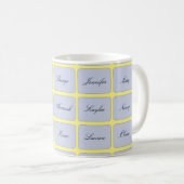Grand-Parent Grand-Enfants Nom Mug (Devant droit)