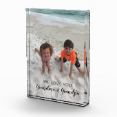 Grand-parents aiment les petits-enfants Bloc photo (Droite)