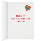 Grand-parents Anniversaire de l'année personnalisé (Intérieur (Droit))