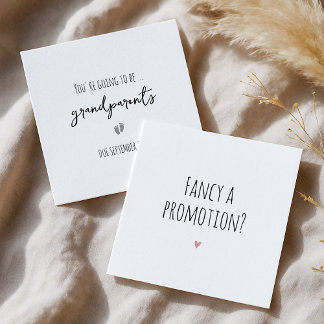 Grand-parents Carte Faire-part de grossesse simple