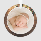 Grand-parents First Christmas String Lights Photo (dos)