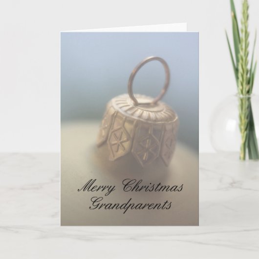 Grand-parents Joyeuse carte de Noël (Devant)