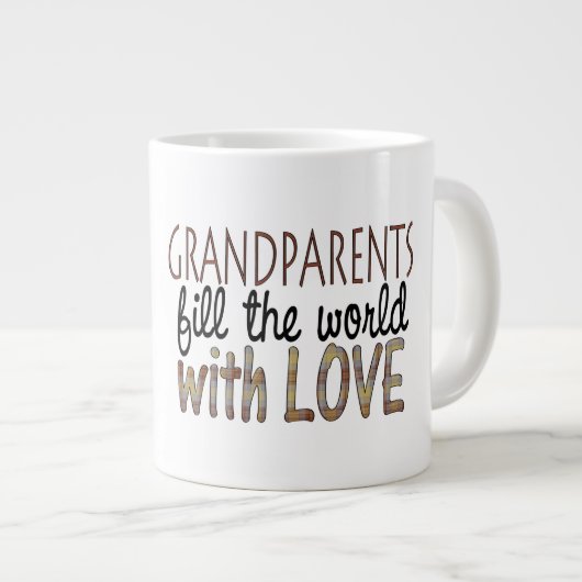 Grand-parents - Jumbo Mug (Devant droit)