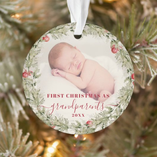 Grand-parents Noël Cadeau Première grand-mère (Arbre)