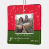 Grand-parents personnalisés Ornement de Noël (Gauche)