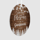 Grand-parents Premiers pins de Noël Photo (devant)