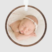 Grand-parents Premiers pins de Noël Photo (dos)