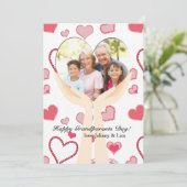 Grand-parents Special Love Carte photo (Debout devant)