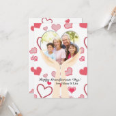 Grand-parents Special Love Carte photo (Devant/Arrière en situation)