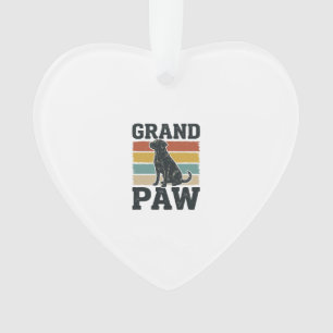Grand Paw Vintage Chien Grand-père Conception de T