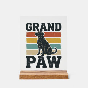 Grand Paw Vintage Chien Grand-père Conception de T