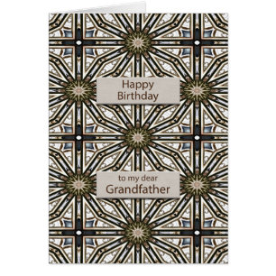 Grand-père Anniversaire Mandala Design Abstrait