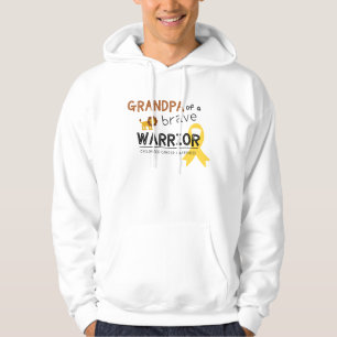 grand-père brave guerrier cancer sweat - shirt à c