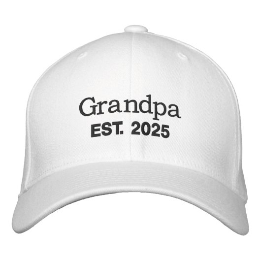 Grand-père Casquette avec date (Devant)