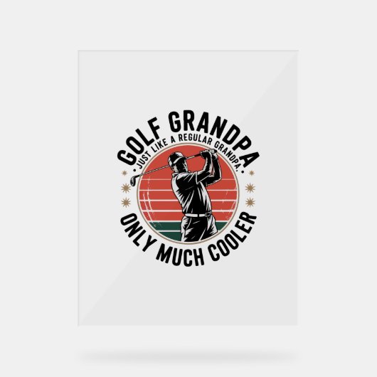 Grand-père de golf comme un groupe régulier (2) (Recto)