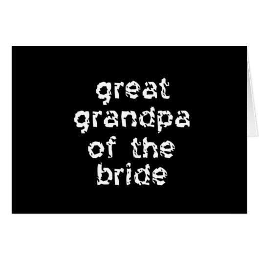 Grand-père de la mariée (Devant horizontal)