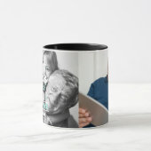 Grand-père du monde | Photo Collage Mug (Centre)