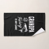 Grand-Père Est Mon Nom Pêche Est Mon Jeu Cadeau (Serviette à main)