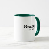 Grand-père établi Custom Grand-pa Mug (Devant droit)