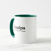 Grand-père établi Custom Grand-pa Mug (Devant gauche)
