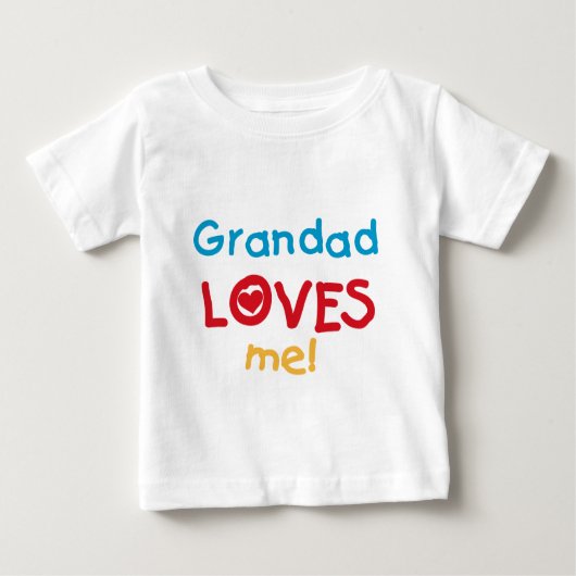 Grand-père m'aime T-shirts et cadeaux (Devant)