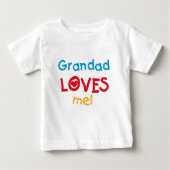 Grand-père m'aime T-shirts et cadeaux (Devant)