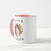Grand-père Mug Cadeau, Personnalisé Baby Face Phot (Devant gauche)