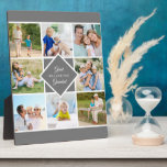 Grand-Père Nous Vous Aimons 8 Photo Collage Plaque<br><div class="desc">Plaque photo élégante pour votre arrière grand-père. Téléchargez 8 de vos photos préférées et celles-ci seront affichées au format carré / instagram dans un simple collage photo style grille. Le texte au milieu dit : "Grand Grand-Père... nous t'aimons". Il a une palette de couleurs simples de gris et de blanc....</div>