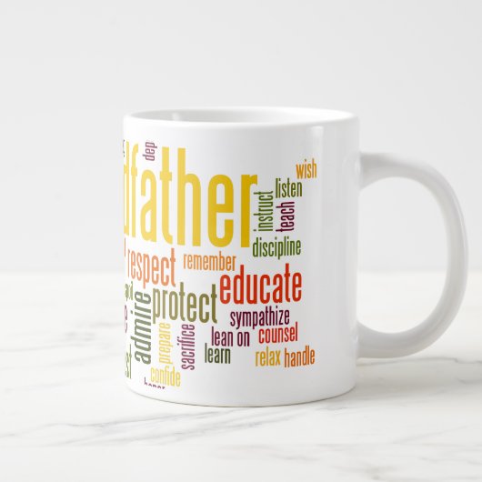 Grand-père Parole Cloud Mug (Droite)