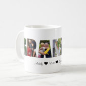Grand-père Photo Collage Mug avec 7 photos (Devant gauche)