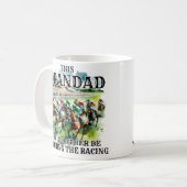 Grand-Père Préférerait Observer Horse Racing Mug (Devant gauche)