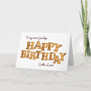 Grand-père, une carte d'anniversaire pour les amat