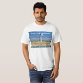Grand phare de point, T-shirt de Nantucket mA (Devant entier)