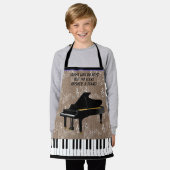 GRAND PIANO All-Over Print Apron Schort (Gedragen)